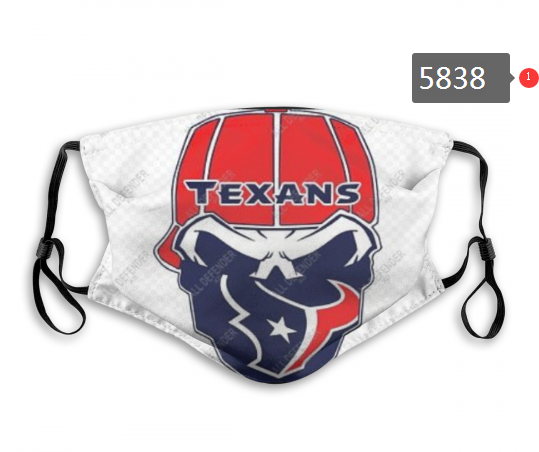2020 NFL Houston Texans #2 Dust mask with filter->nfl dust mask->Sports Accessory